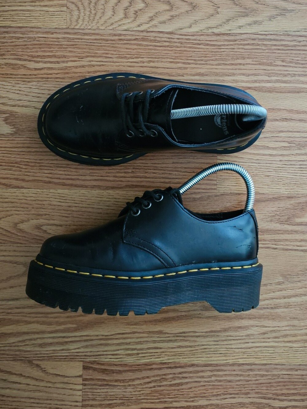Dr. Martens Women's 1461 Quad Square Platform Oxford Size 5